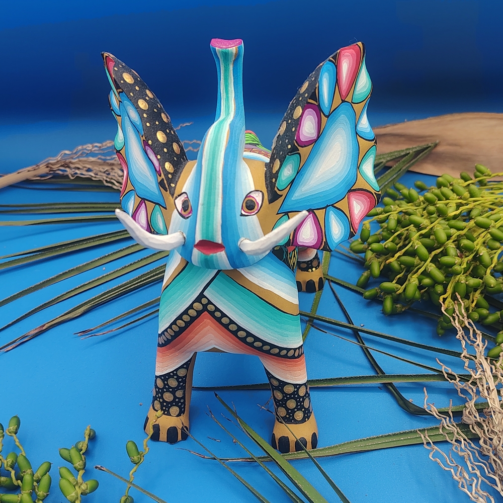 Colorful Elephant Figurine